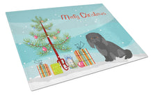 Load image into Gallery viewer, Pekingese Christmas Tree Glass Cutting Boards – Durable, Decorative Kitchen Art Large CK3505LCB