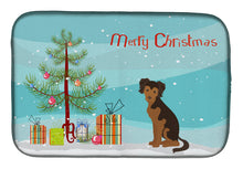 Load image into Gallery viewer, Persian Chihuahua Christmas Tree Dish Drying Mat – Absorbent, Artistic Kitchen Essentials CK3506DDM