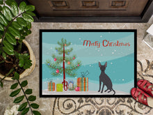Load image into Gallery viewer, Peruvian Hairless Dog Christmas Tree Doormat - 24x36 Decorative Floor Mat – Indoor/Outdoor Rug with Artistic Flair CK3507JMAT