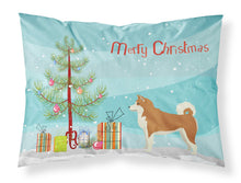 Load image into Gallery viewer, Akita Christmas Tree  Standard Pillowcase – Artistic Decorative Front, White Back CK3512PILLOWCASE