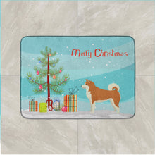 Load image into Gallery viewer, Akita Christmas Tree Machine Washable Memory Foam Mat CK3512RUG