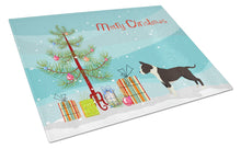 Load image into Gallery viewer, American Staffordshire Terrier Christmas Tree Glass Cutting Boards – Durable, Decorative Kitchen Art Large CK3515LCB