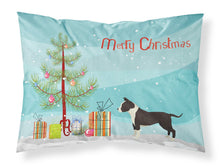 Load image into Gallery viewer, American Staffordshire Terrier Christmas Tree  Standard Pillowcase – Artistic Decorative Front, White Back CK3515PILLOWCASE