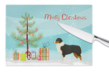 Load image into Gallery viewer, Australian Shepherd Christmas Tree Glass Cutting Boards – Durable, Decorative Kitchen Art Large CK3516LCB