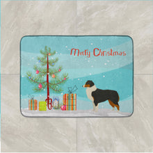 Load image into Gallery viewer, Australian Shepherd Christmas Tree Machine Washable Memory Foam Mat CK3516RUG