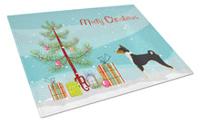 Load image into Gallery viewer, Basenji Christmas Tree Glass Cutting Boards – Durable, Decorative Kitchen Art Large CK3517LCB