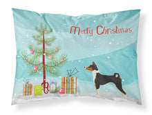 Load image into Gallery viewer, Basenji Christmas Tree  Standard Pillowcase – Artistic Decorative Front, White Back CK3517PILLOWCASE