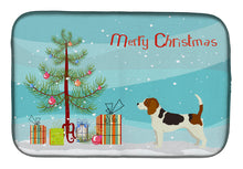 Load image into Gallery viewer, Beagle Christmas Tree Dish Drying Mat – Absorbent, Artistic Kitchen Essentials CK3519DDM
