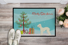 Load image into Gallery viewer, Bedlington Terrier Christmas Tree Doormat - 24x36 Decorative Floor Mat – Indoor/Outdoor Rug with Artistic Flair CK3520JMAT