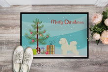 Load image into Gallery viewer, Bichon Frise Christmas Tree Doormat - 24x36 Decorative Floor Mat – Indoor/Outdoor Rug with Artistic Flair CK3521JMAT