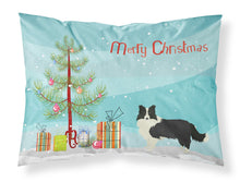 Load image into Gallery viewer, Border Collie Christmas Tree  Standard Pillowcase – Artistic Decorative Front, White Back CK3522PILLOWCASE