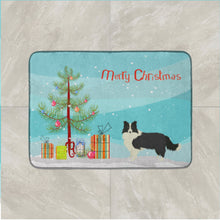 Load image into Gallery viewer, Border Collie Christmas Tree Machine Washable Memory Foam Mat CK3522RUG