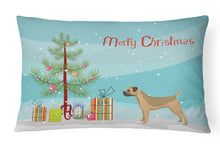 Load image into Gallery viewer, Border Terrier Christmas Tree Canvas Fabric Decorative Pillow CK3523PW1216