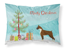 Load image into Gallery viewer, Boxer Christmas Tree  Standard Pillowcase – Artistic Decorative Front, White Back CK3526PILLOWCASE