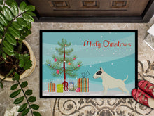Load image into Gallery viewer, Black and White Bull Terrier Christmas Tree Doormat - 24x36 Decorative Floor Mat – Indoor/Outdoor Rug with Artistic Flair CK3527JMAT