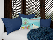 Load image into Gallery viewer, Black and White Bull Terrier Christmas Tree Canvas Fabric Decorative Pillow CK3527PW1216