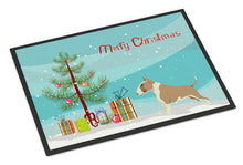 Load image into Gallery viewer, Fawn and White Bull Terrier Christmas Tree Doormat - 18x27 Decorative Floor Mat – Indoor/Outdoor Rug with Artistic Flair CK3528MAT