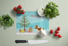 Load image into Gallery viewer, Cavalier Spaniel Christmas Tree Glass Cutting Boards – Durable, Decorative Kitchen Art Large CK3529LCB