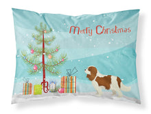 Load image into Gallery viewer, Cavalier Spaniel Christmas Tree  Standard Pillowcase – Artistic Decorative Front, White Back CK3529PILLOWCASE