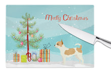 Load image into Gallery viewer, Chihuahua Christmas Tree Glass Cutting Boards – Durable, Decorative Kitchen Art Large CK3530LCB