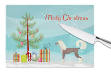 Load image into Gallery viewer, Chinese Crested Christmas Tree Glass Cutting Boards – Durable, Decorative Kitchen Art Large CK3531LCB