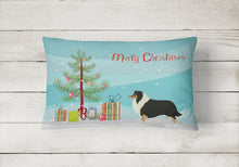 Load image into Gallery viewer, Collie Christmas Tree Canvas Fabric Decorative Pillow CK3532PW1216