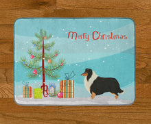 Load image into Gallery viewer, Collie Christmas Tree Machine Washable Memory Foam Mat CK3532RUG