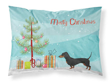 Load image into Gallery viewer, Dachshund Christmas Tree  Standard Pillowcase – Artistic Decorative Front, White Back CK3533PILLOWCASE