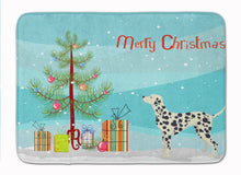 Load image into Gallery viewer, Dalmatian Christmas Tree Machine Washable Memory Foam Mat CK3534RUG