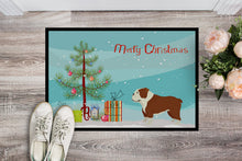 Load image into Gallery viewer, English Bulldog Christmas Tree Doormat - 18x27 Decorative Floor Mat – Indoor/Outdoor Rug with Artistic Flair CK3536MAT