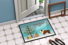 Load image into Gallery viewer, English Bulldog Christmas Tree Doormat - 18x27 Decorative Floor Mat – Indoor/Outdoor Rug with Artistic Flair CK3536MAT