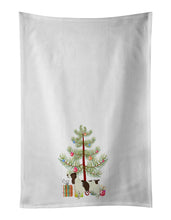 Load image into Gallery viewer, English Springer Spaniel Christmas Tree White Kitchen Towel Set of 2