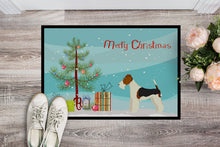 Load image into Gallery viewer, Fox Terrier Christmas Tree Doormat - 18x27 Decorative Floor Mat – Indoor/Outdoor Rug with Artistic Flair CK3538MAT