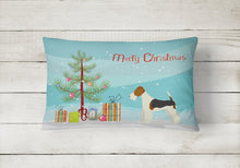 Load image into Gallery viewer, Fox Terrier Christmas Tree Canvas Fabric Decorative Pillow CK3538PW1216