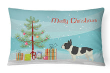 Load image into Gallery viewer, French Bulldog Christmas Tree Canvas Fabric Decorative Pillow CK3539PW1216