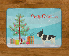 Load image into Gallery viewer, French Bulldog Christmas Tree Machine Washable Memory Foam Mat CK3539RUG