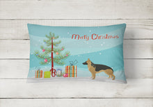 Load image into Gallery viewer, German Shepherd Christmas Tree Canvas Fabric Decorative Pillow CK3540PW1216
