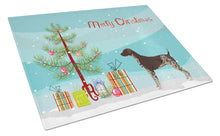 Load image into Gallery viewer, German Shorthaired Pointer Christmas Tree Glass Cutting Boards – Durable, Decorative Kitchen Art Large CK3541LCB