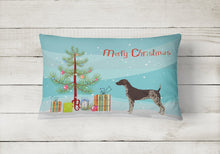 Load image into Gallery viewer, German Shorthaired Pointer Christmas Tree Canvas Fabric Decorative Pillow CK3541PW1216