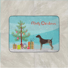 Load image into Gallery viewer, German Shorthaired Pointer Christmas Tree Machine Washable Memory Foam Mat CK3541RUG