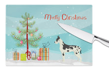 Load image into Gallery viewer, Great Dane Christmas Tree Glass Cutting Boards – Durable, Decorative Kitchen Art Large CK3542LCB
