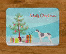 Load image into Gallery viewer, Greyhound Christmas Tree Machine Washable Memory Foam Mat CK3543RUG