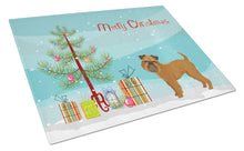Load image into Gallery viewer, Brussels Griffon Christmas Tree Glass Cutting Boards – Durable, Decorative Kitchen Art Large CK3544LCB
