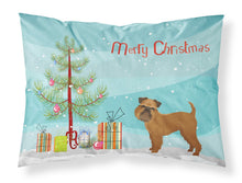 Load image into Gallery viewer, Brussels Griffon Christmas Tree  Standard Pillowcase – Artistic Decorative Front, White Back CK3544PILLOWCASE