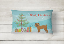Load image into Gallery viewer, Brussels Griffon Christmas Tree Canvas Fabric Decorative Pillow CK3544PW1216