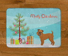 Load image into Gallery viewer, Brussels Griffon Christmas Tree Machine Washable Memory Foam Mat CK3544RUG
