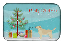 Load image into Gallery viewer, Labrador Retriever Christmas Tree Dish Drying Mat – Absorbent, Artistic Kitchen Essentials CK3549DDM