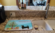 Load image into Gallery viewer, Lancashire Terrier Christmas Tree Dish Drying Mat – Absorbent, Artistic Kitchen Essentials CK3550DDM