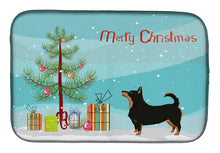 Load image into Gallery viewer, Lancashire Terrier Christmas Tree Dish Drying Mat – Absorbent, Artistic Kitchen Essentials CK3550DDM