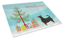 Load image into Gallery viewer, Lancashire Terrier Christmas Tree Glass Cutting Boards – Durable, Decorative Kitchen Art Large CK3550LCB